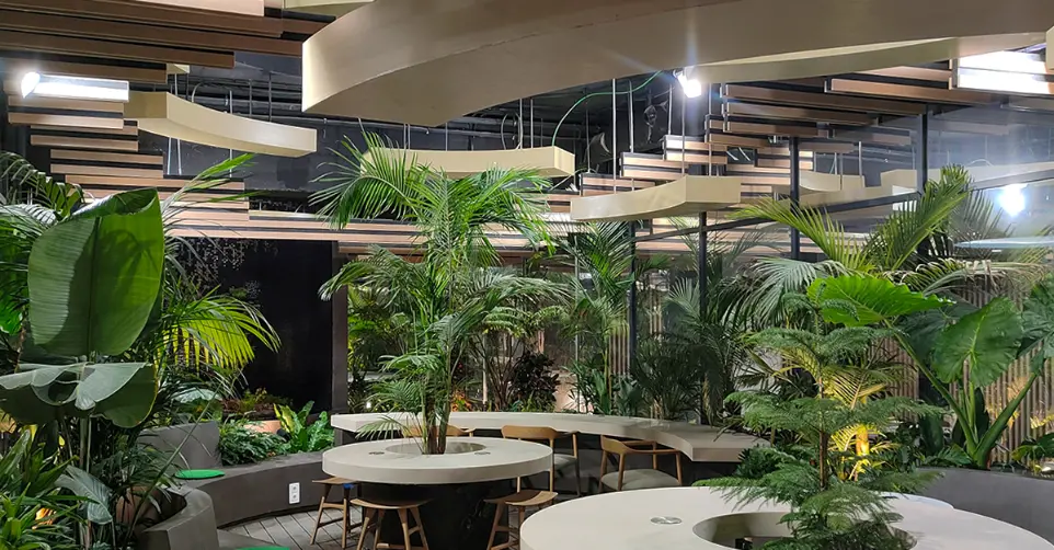 Iluminación biofilica Luxes Urban BCN 22@