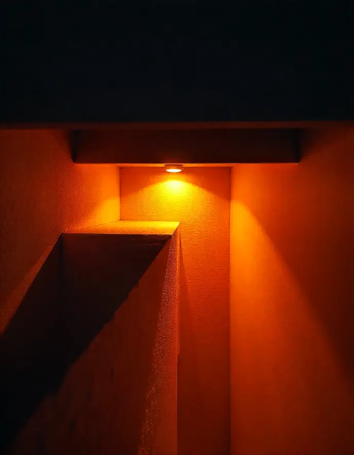 Luminaria con luz Ámbar