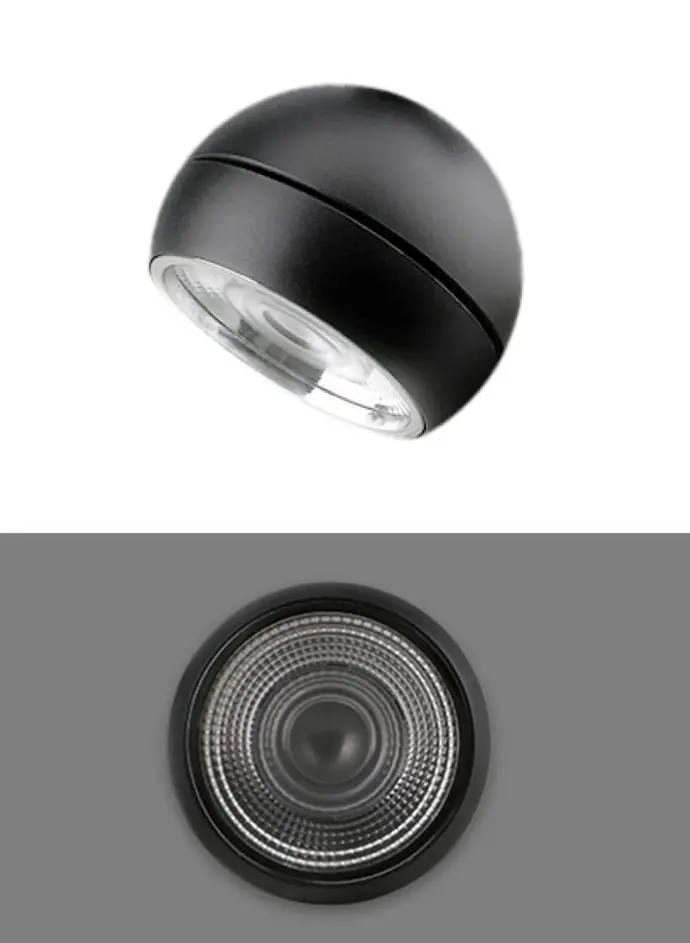 Optica 1/4 Esfera Facetado